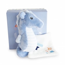 Sea Horse Doudou - Blue